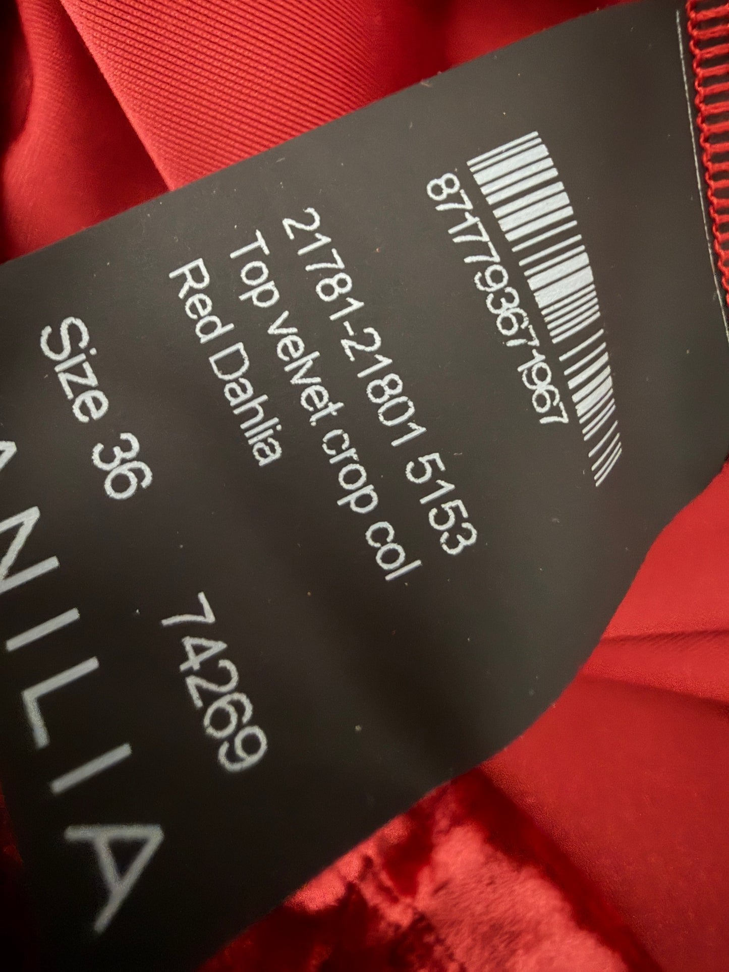Vanilia shirt S