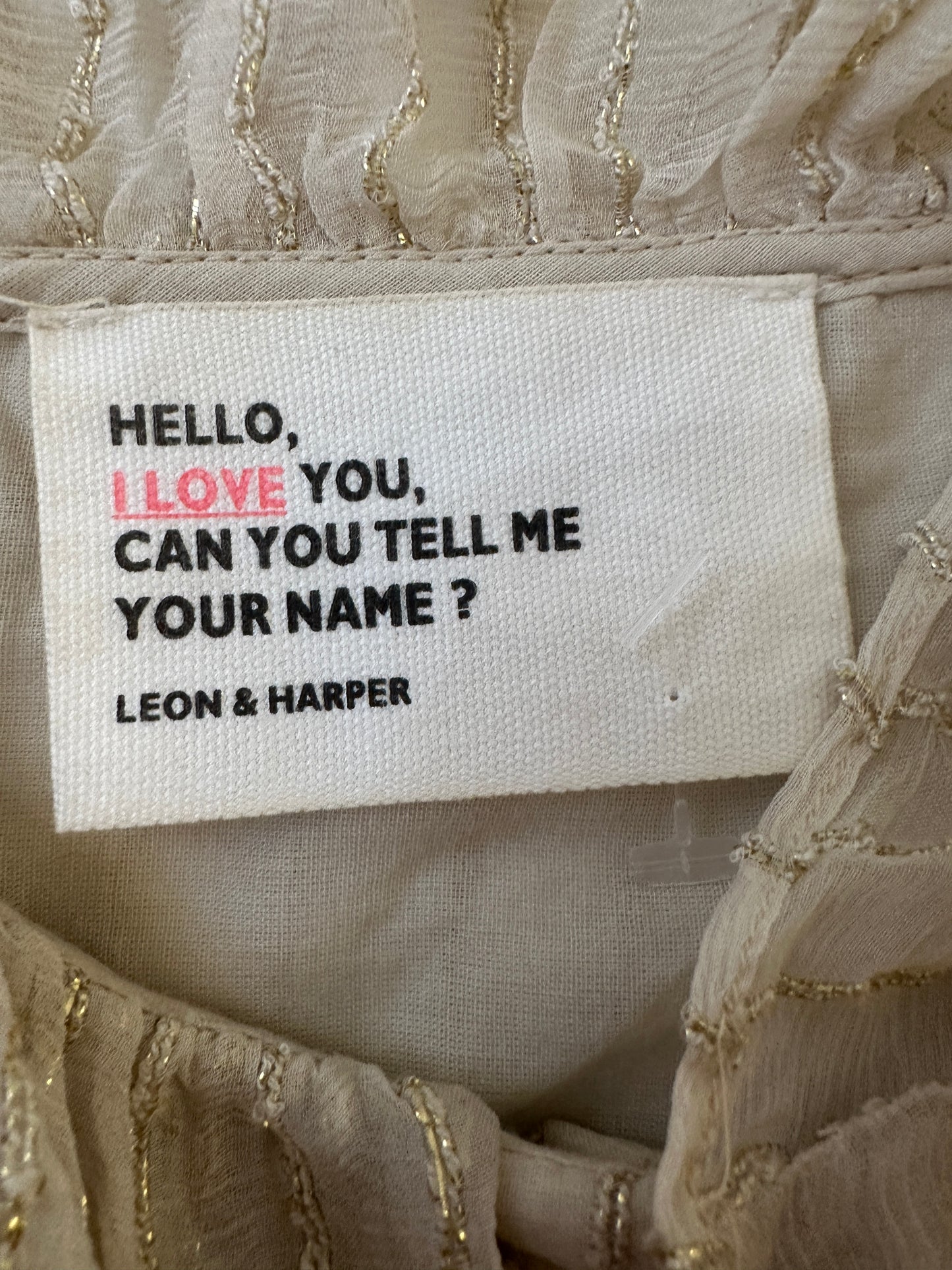 Leon & Harper shirt lange mouw S