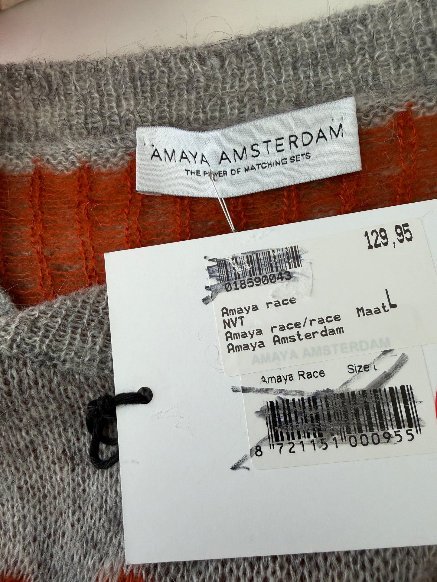 Amaya Amsterdam trui NIEUW (meerdere maten)