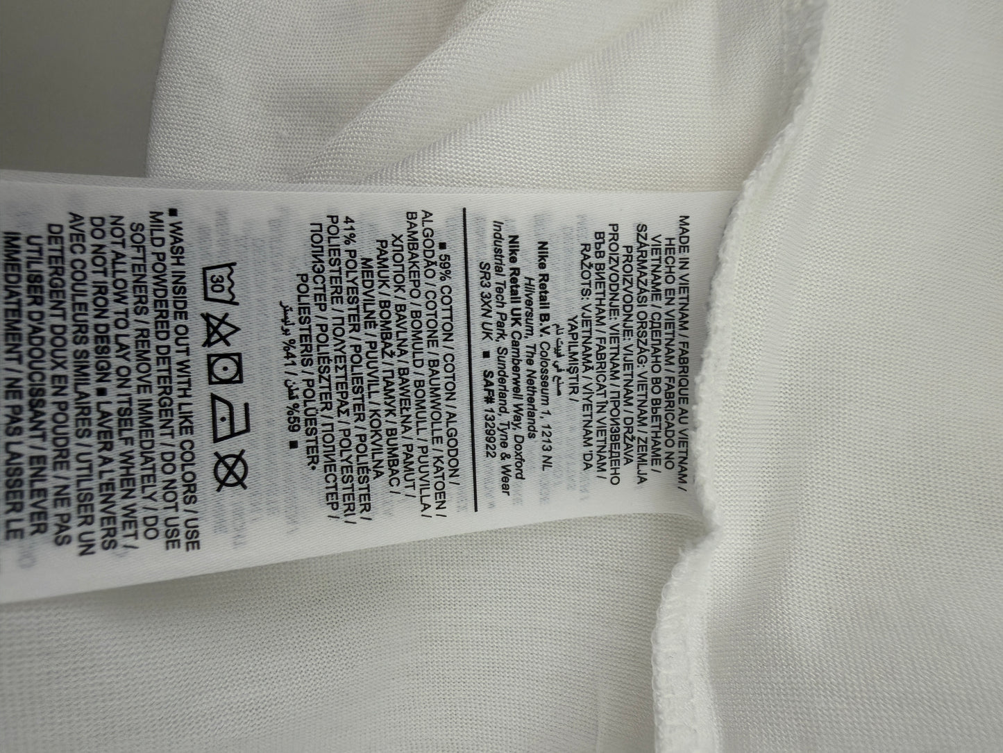 Nike shirt NIEUW M